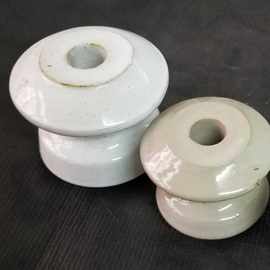 电线绝缘瓷瓶电线杆3号瓷壶接线柱电力导电杆陶瓷1号架线配件支撑