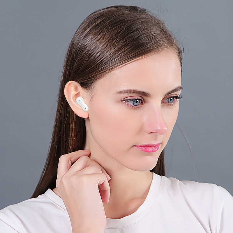 Popular Private Model Bluetooth Headset Active Noise Reduction in-Ear Wireless Headset Ultra-Long Life Battery Bluetooth Headset Wholesale