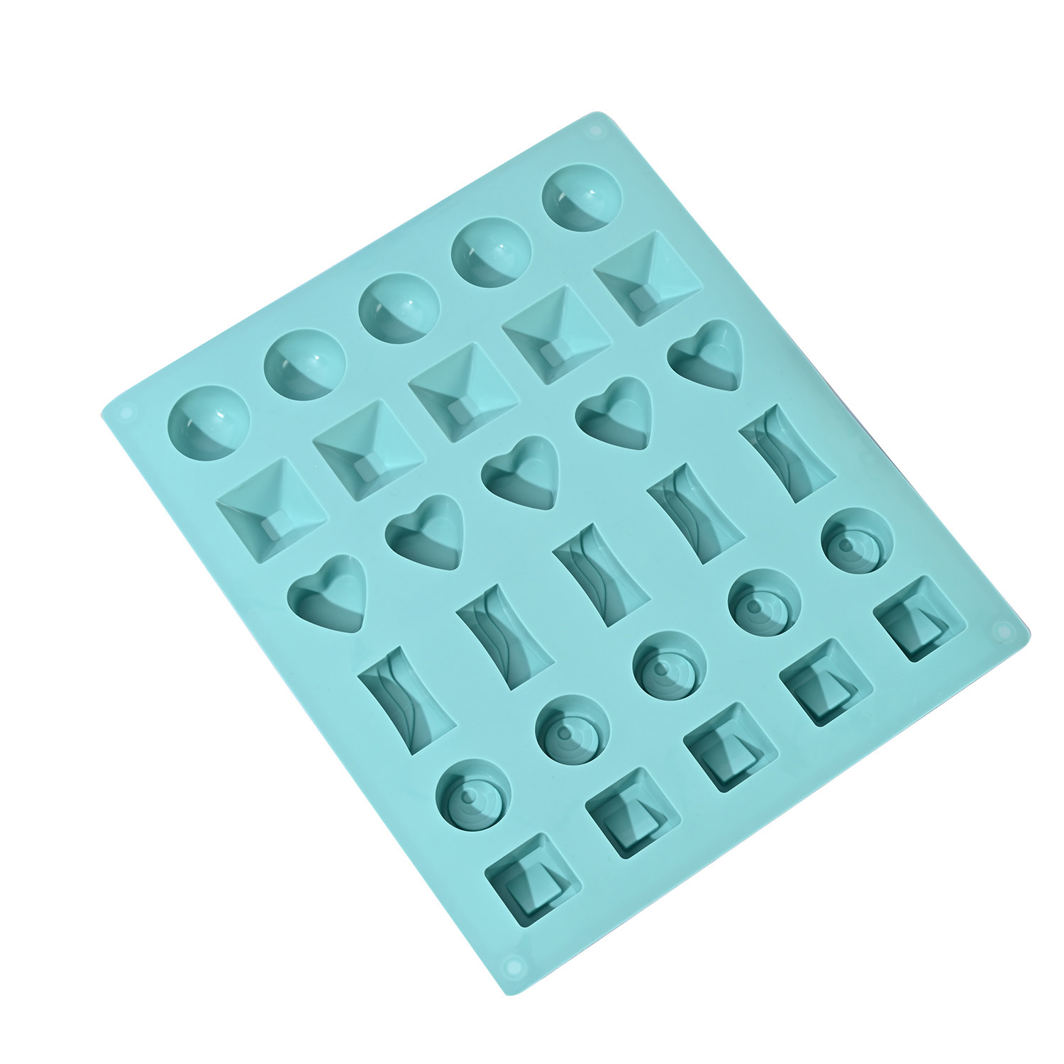 Diy Edible Silicon Chocolate Silicone Mold 30 Grid Square Love Household Handmade Cake Mold Ice Tray