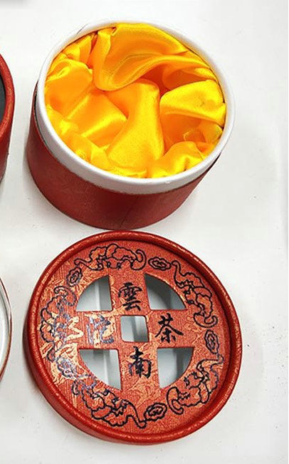 100克云南普洱沱茶盒 一粒装 纸质 开窗盒 (单盒, 不含手提袋)