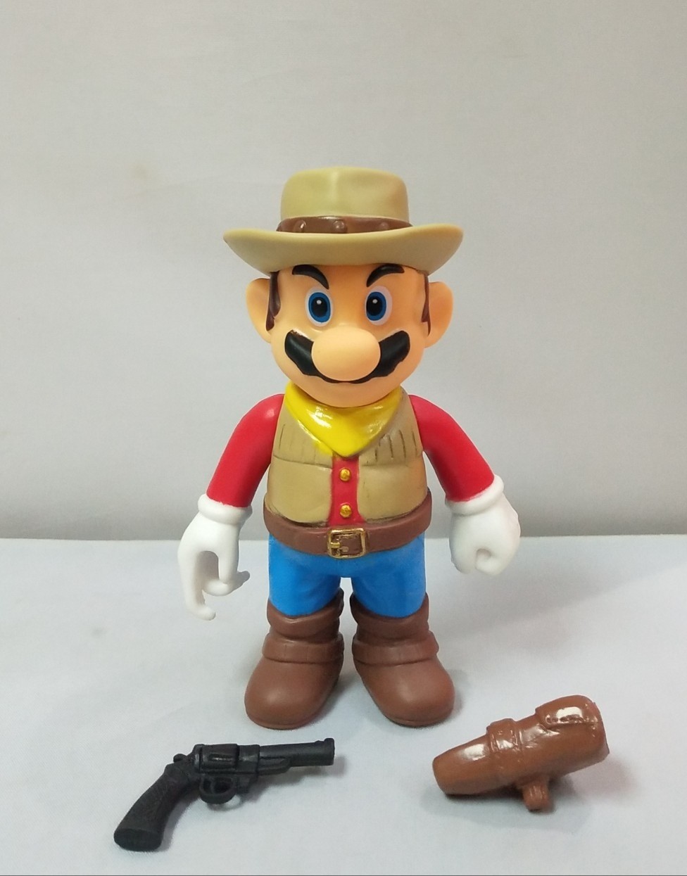 超级玛丽 马里奥兄弟 牛仔 玛丽 马里奥 mario 人偶公仔手办模型