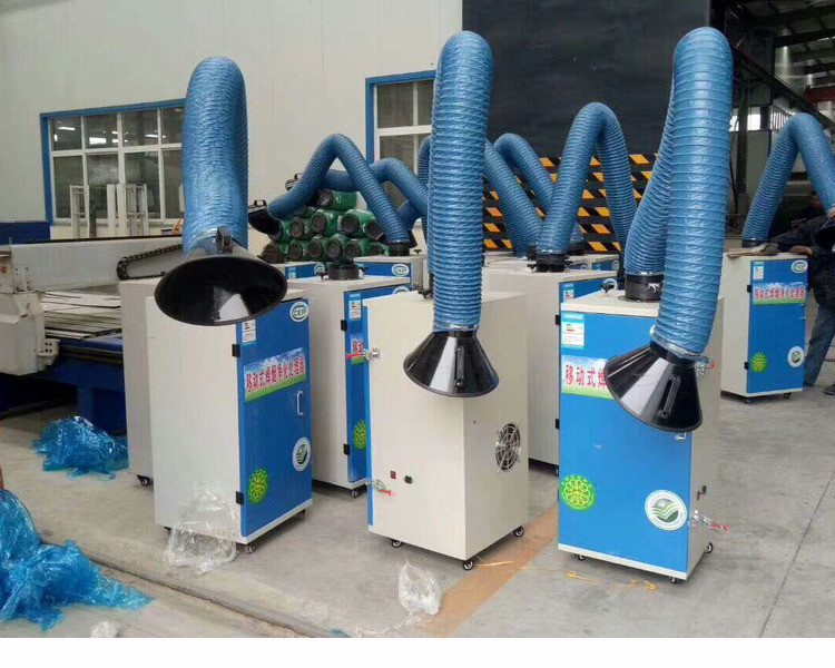 移动式焊烟尘净化器工业车间粉尘收集器 小型焊烟净化器