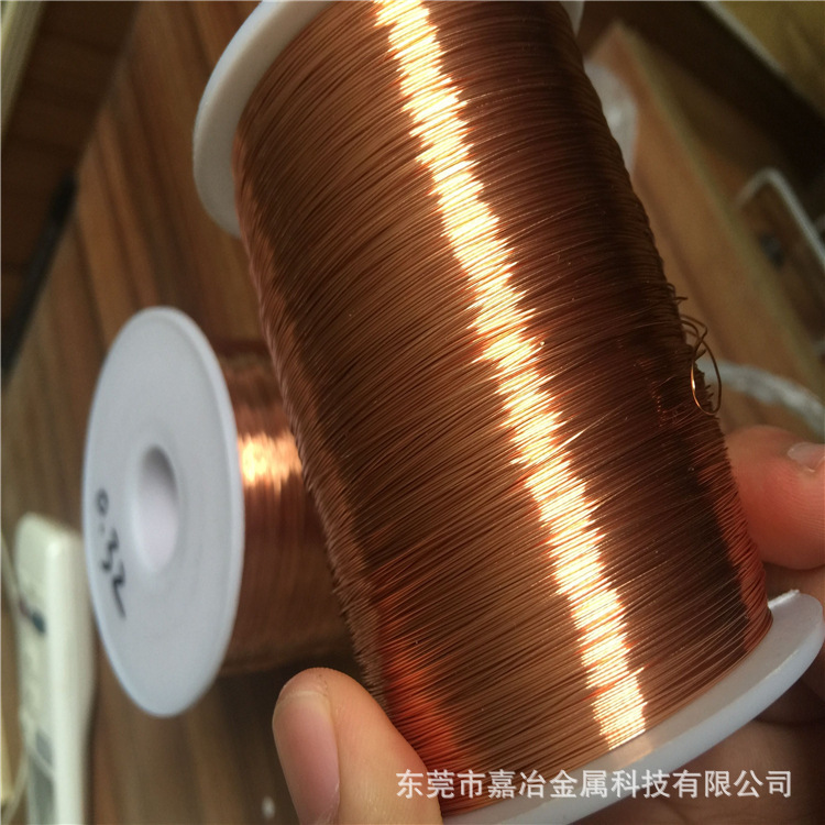 耐高温漆包扁平铜线 热风自粘线0.01~18.0mm 功率电感发电机扁线
