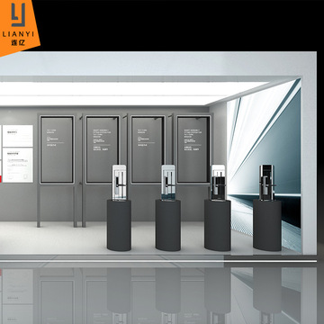 商场智能家居门店展示台定制智能锁展架展柜智能锁圆形烤漆中岛台