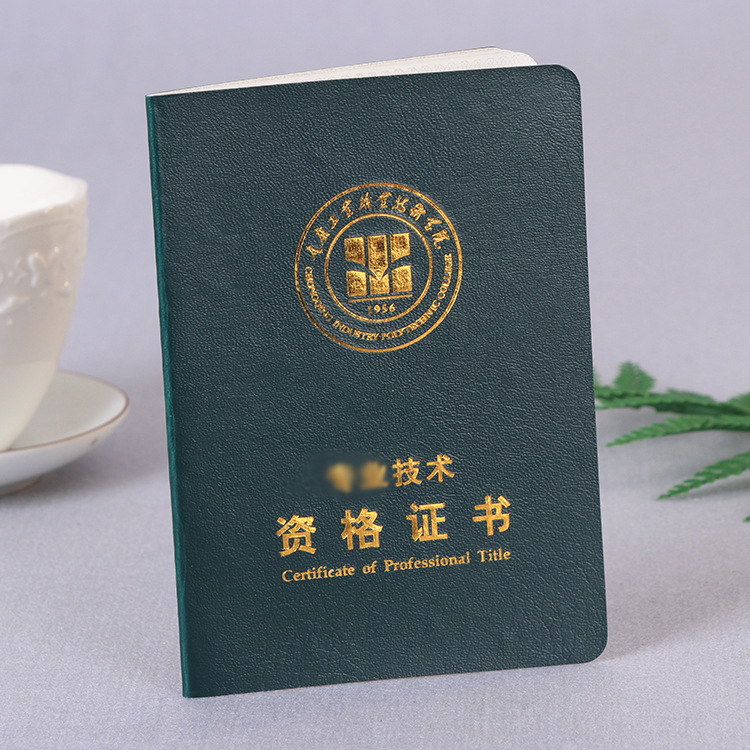 98成交6892本职业技能鉴定证书定制技工技师职业资格等级证封面咨询师