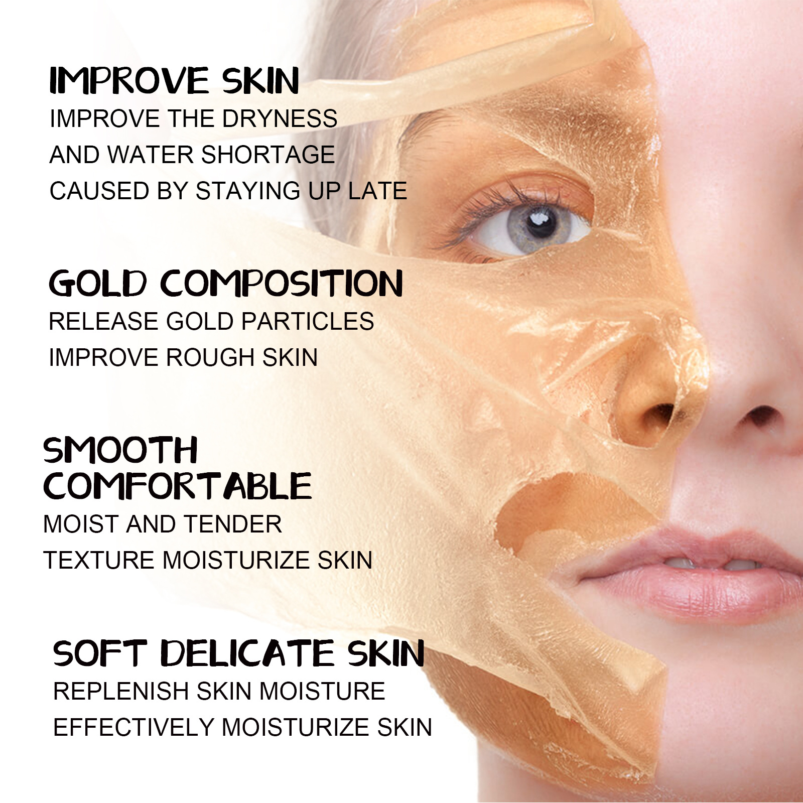 Jaysuing Retinol Gold Facial Mask