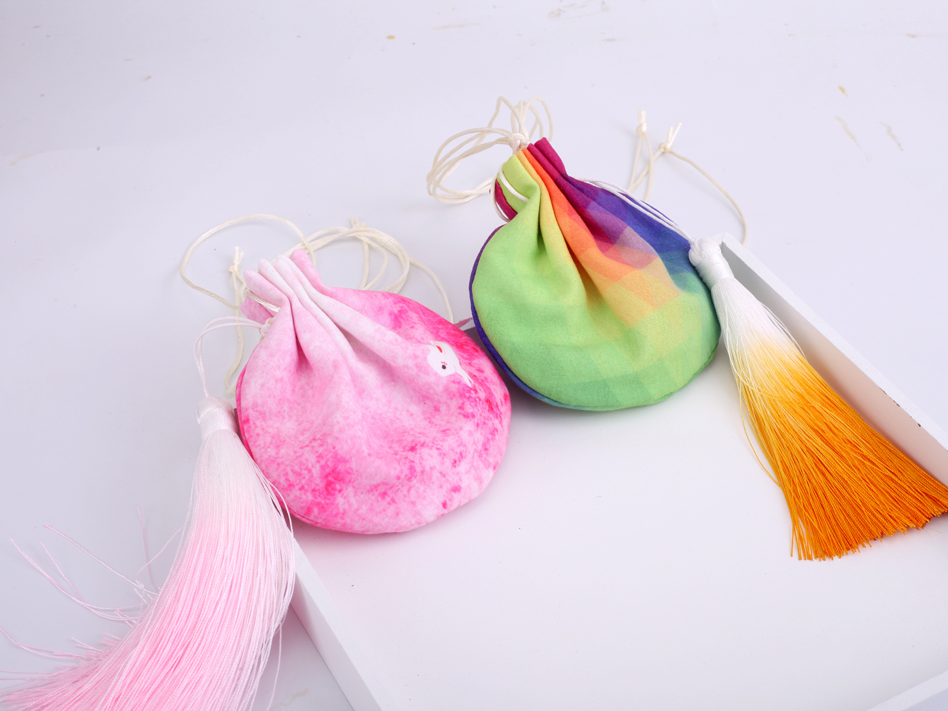 端午节手工刺绣香包香囊古风香囊随身绵缎空袋子宫廷搭配荷包批发