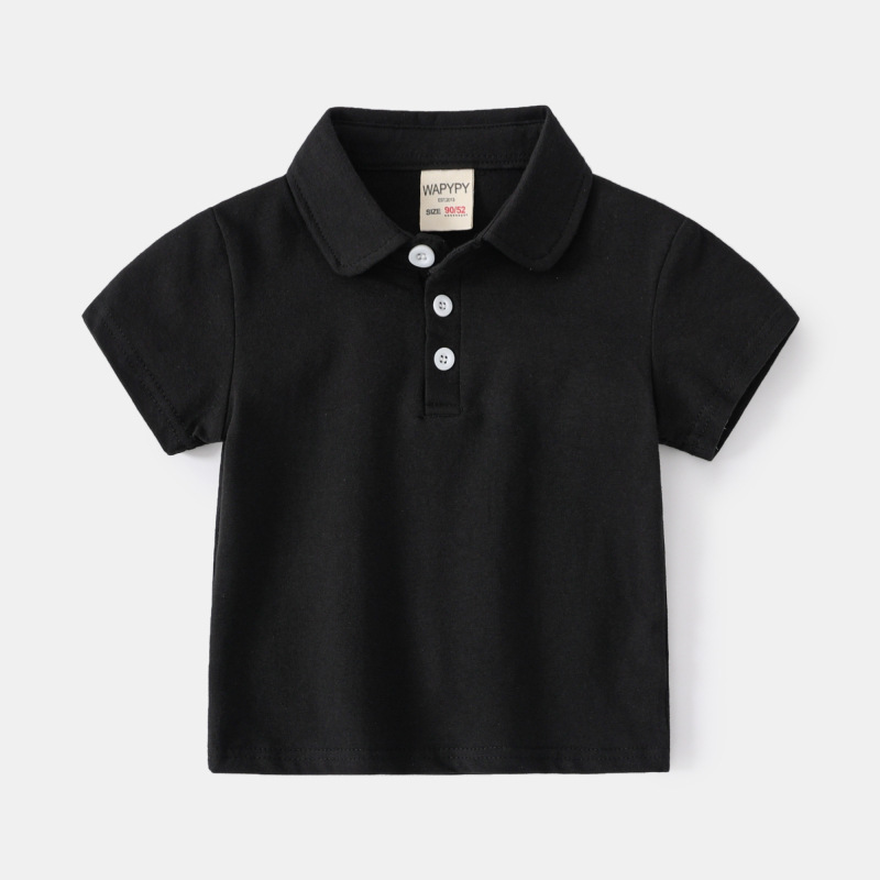 Summer Short Sleeve T-shirt Boy's Top Polo Shirt