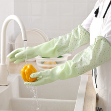 洗碗手套家用厨房干活家务手套橡胶乳胶防水胶皮防滑耐磨加厚耐用