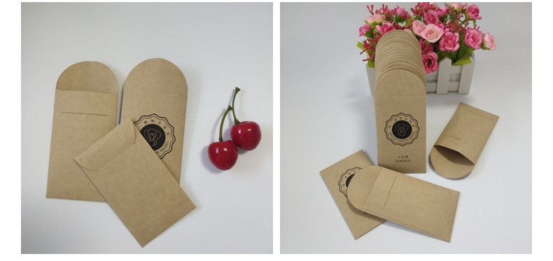 定做牛皮卡纸插口种子纸袋食品外卖打包袋子定制印刷加厚牛皮纸袋