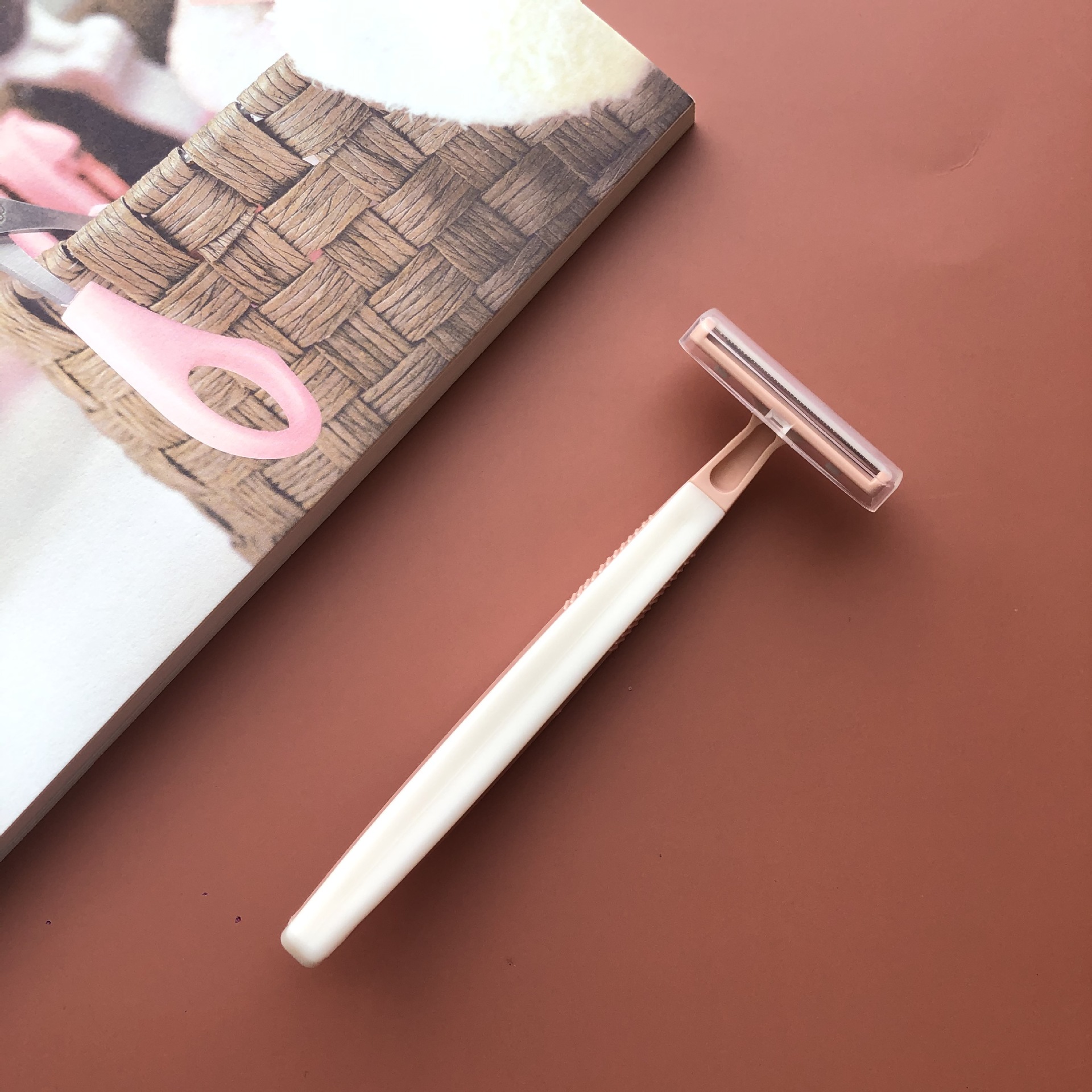 今之逸品女士手动除毛剃毛刀腋毛刀不锈钢耙型剃刀家用2支装