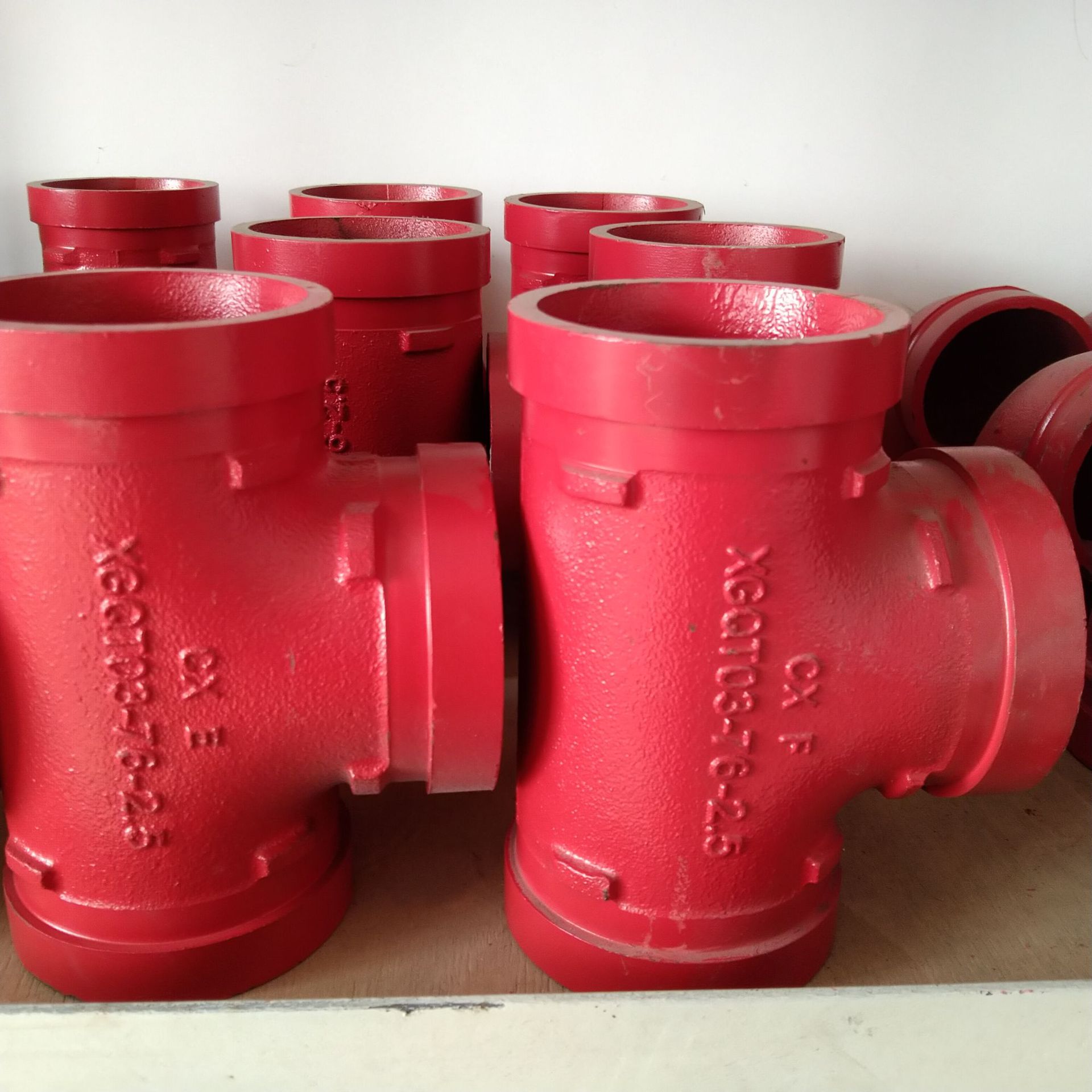 沟槽管件异径管 沟槽消防刚性卡箍配件 219沟槽连接件刚卡 型号全