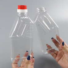扁型油瓶油壶420ML密封瓶油泼辣子塑料瓶专用空瓶子PET材质调料瓶