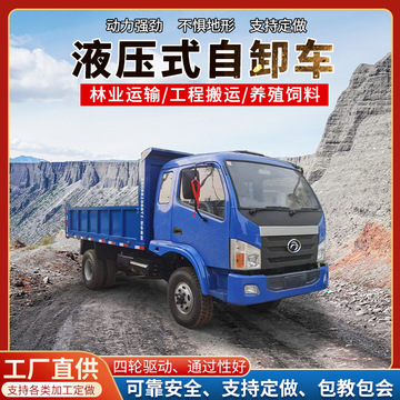 四不像四驱农用运输车四轮柴油自卸翻斗车工程用自卸运输车-阿里巴巴