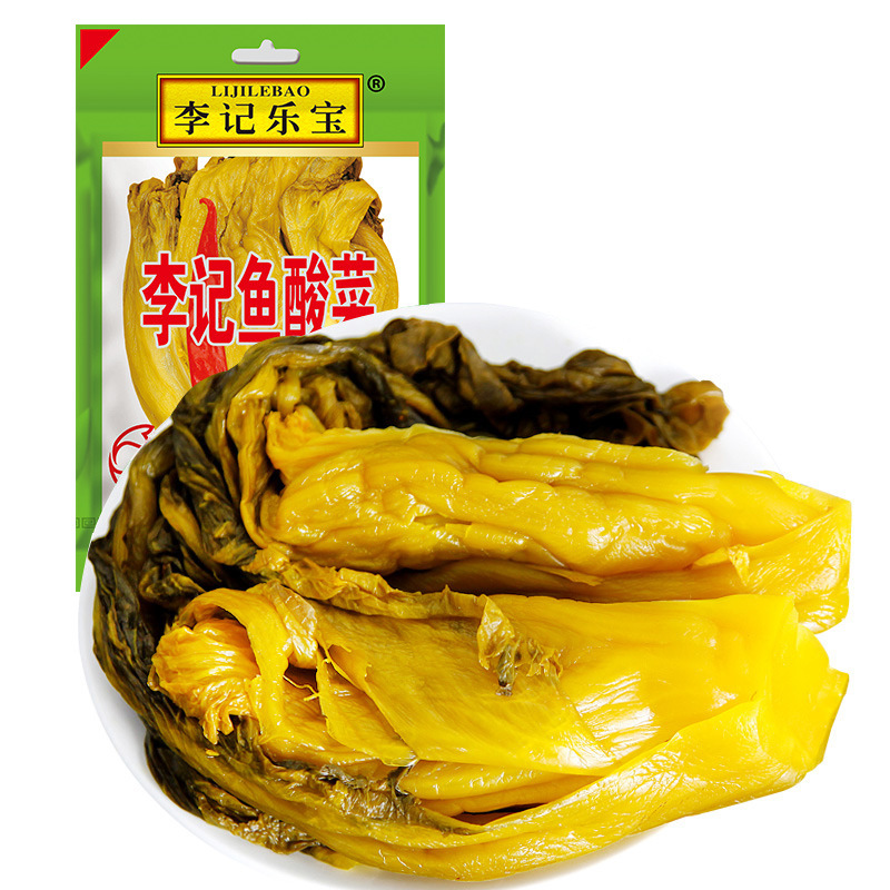 李记乐宝李记鱼酸菜1kg酸菜 老坛泡菜粉丝汤酱腌菜调味菜佐料咸菜