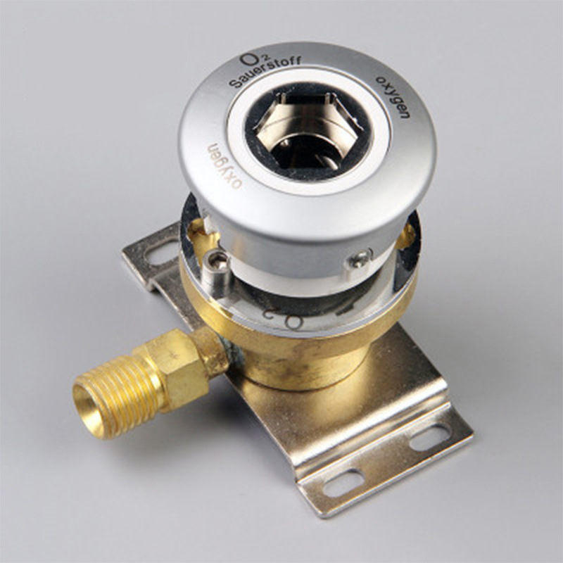 供应德标气体终端 医院中心供氧使用 氧气终端 单卡扣/双卡扣