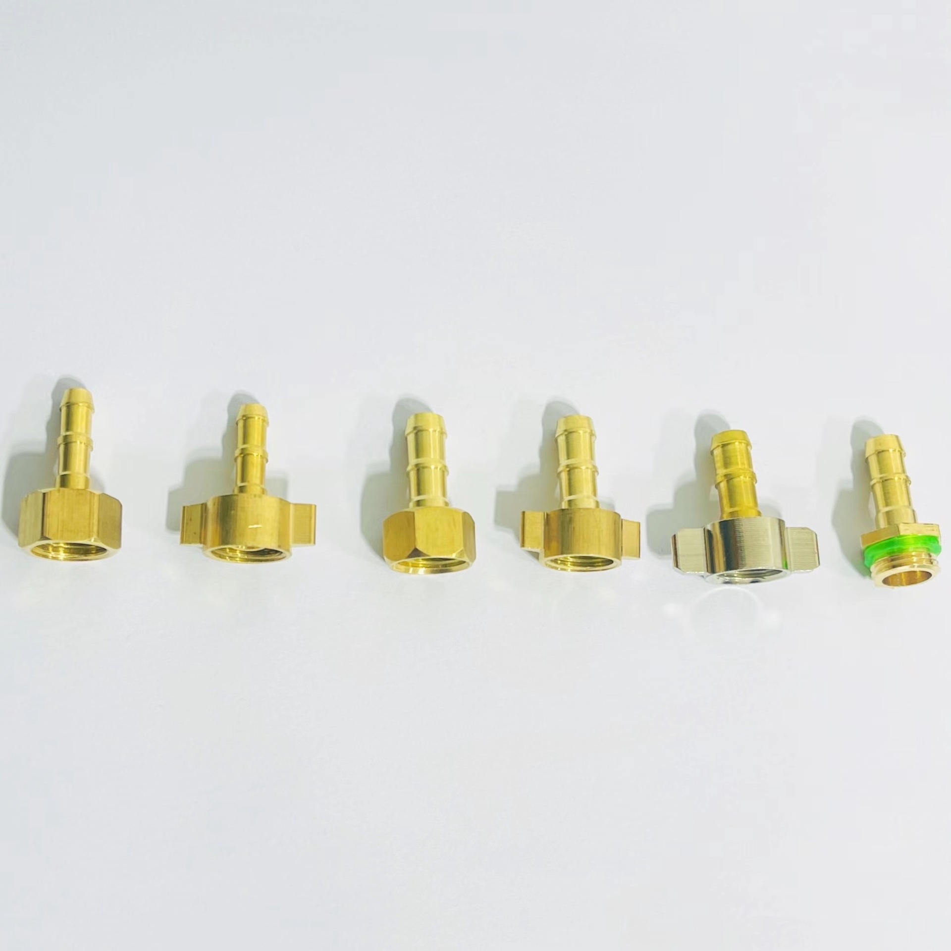 农用胶管接头 打药管快接  铜接头 8.5mm接头 6.5mm接头 斜口螺丝