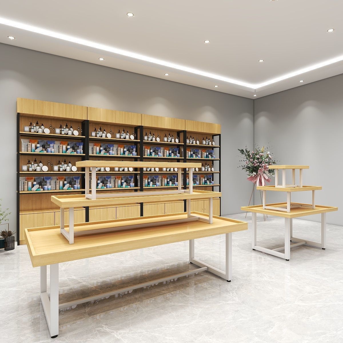 加厚双面玩具置物架货架店酒中岛柜便利挂墙超市货架超市水果货架