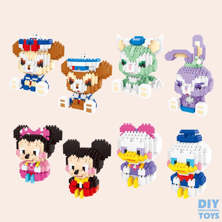 5地摊价微型小颗粒拼装积木 益智玩具兼容乐高 星黛露积木