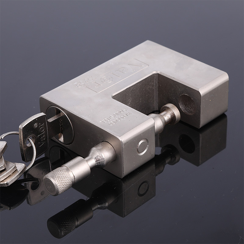 特种横梁锁加厚 挂锁铜锁芯仓库门防盗防撬批发供应 横梁铁锁具