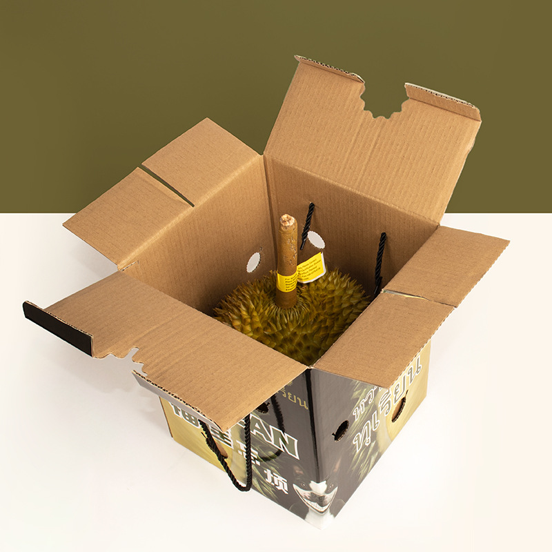辛晟榴莲礼盒包装盒水果专用礼盒空盒子金枕猫山王包装纸箱子