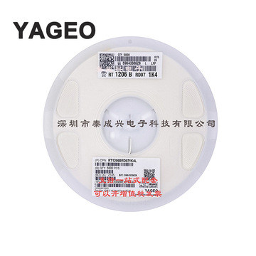 国巨薄膜贴片电阻1206 1k4 1.4k 0.1% 0.5% rt1206brd071k4l-阿里巴巴