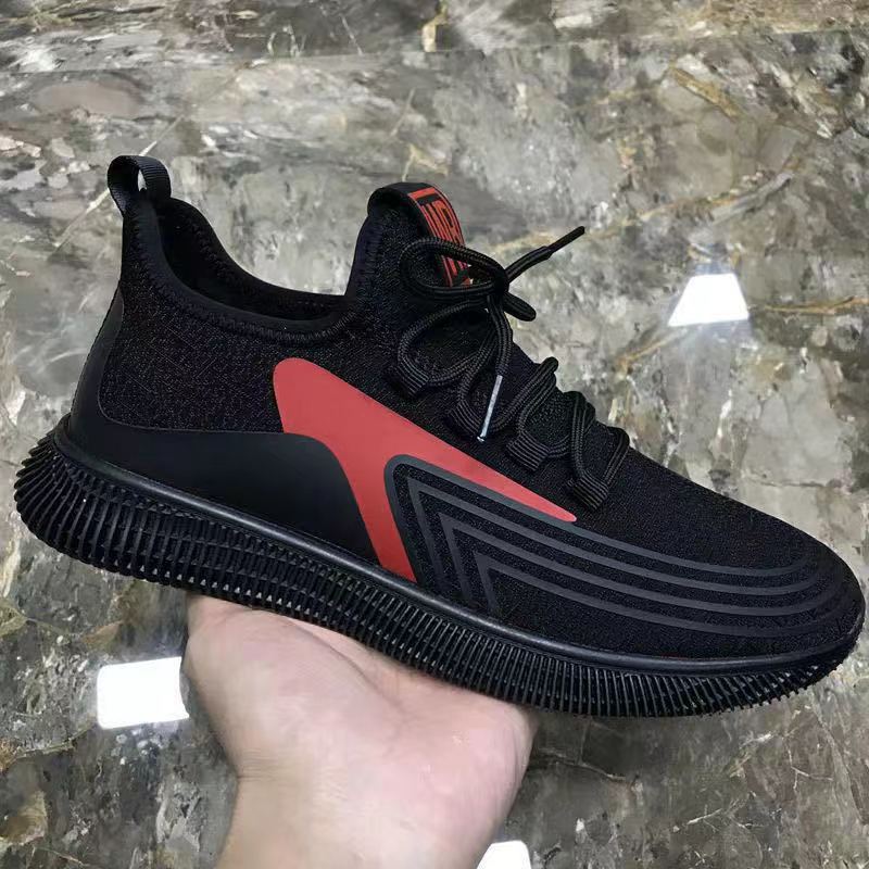 Spring and Summer 2021 Sneaker Men's Shoes Summer Men's Running Shoes Lightweight Mesh Surface Breathable and Wearable Casual Shoes Men