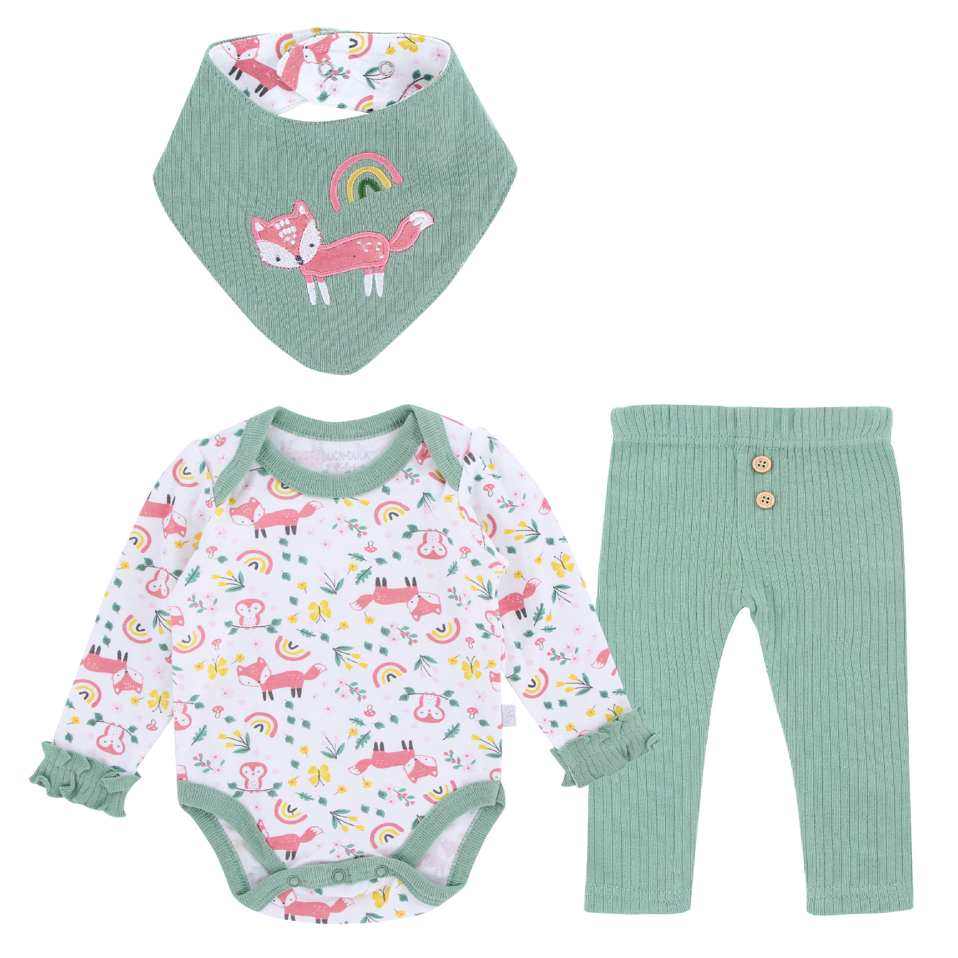 Foreign Trade Children's Wear Newborn Suits Baby Romper Baby Spring Three-Piece Set Baby Long Sleeve T-shirt Cross-Border Supply