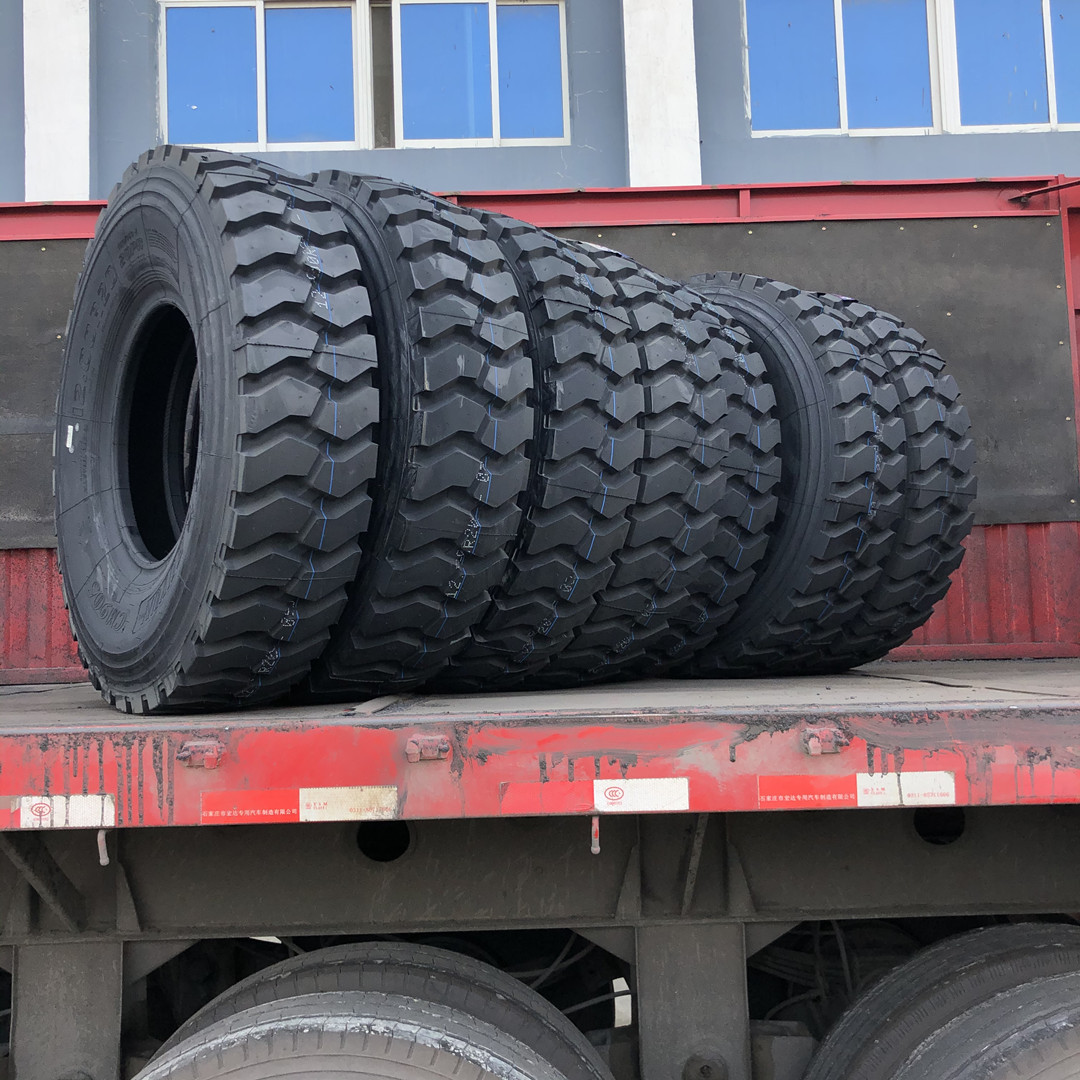 全钢丝矿山花纹1200r20载重货车轮胎前四后八渣土车自卸车轮胎