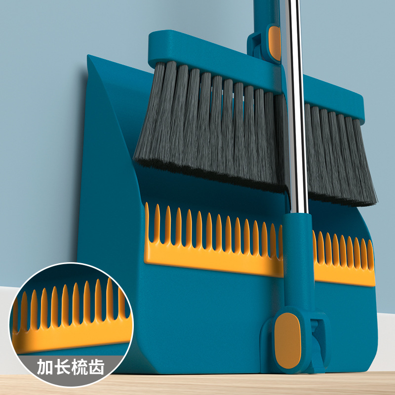 miaojia emperor thickened and enlarged brand new material broom dustpan set combination bathroom magic soft hair broom