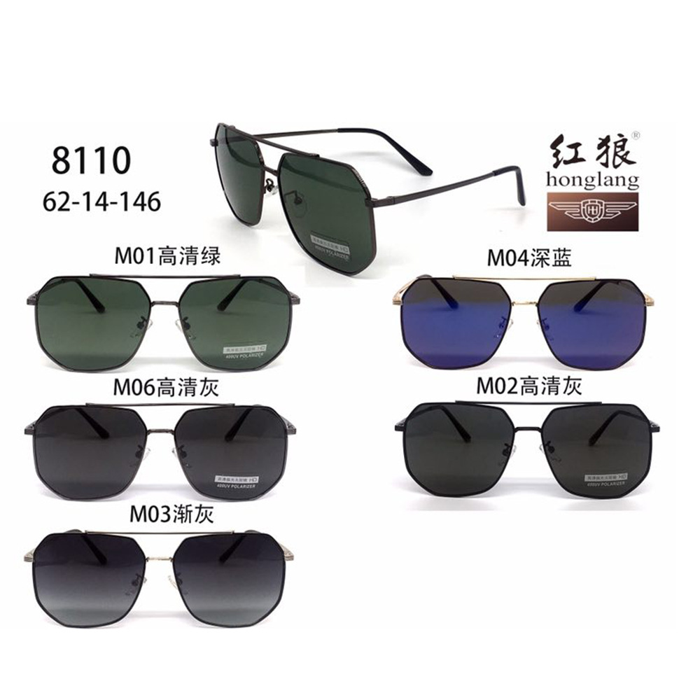时尚眼镜骑行遮阳镜红狼偏光太阳镜近视眼镜偏光墨镜男士太阳镜tr