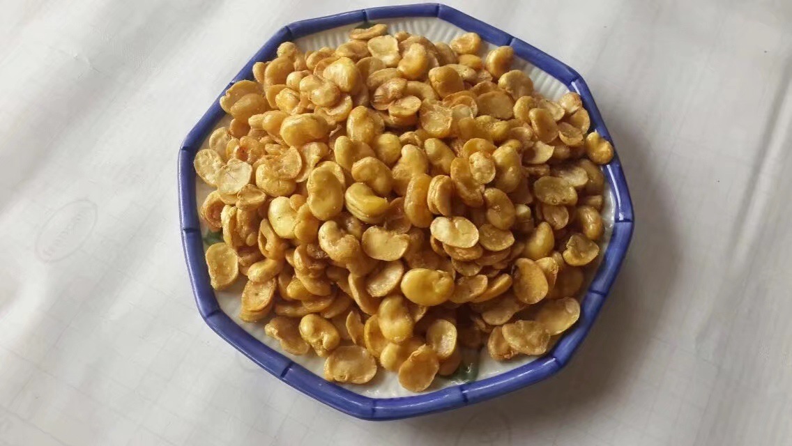 山西大同特产正宗浑源莲花豆油炸蚕豆350克真空包装 特色小吃