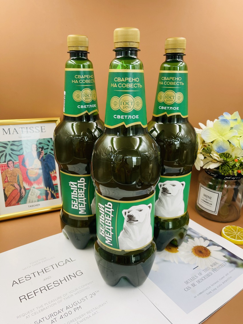 俄罗斯大白熊啤酒 1500ml一瓶 6瓶一件批 一件代发批发-阿里巴巴