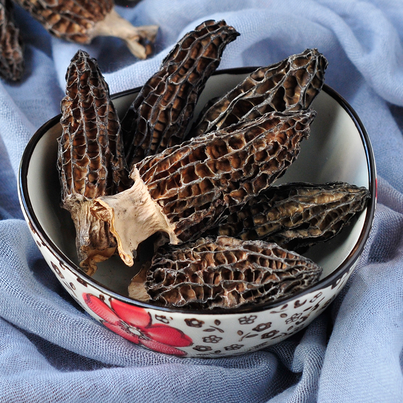 羊肚菌干货50g云南特产野生菌煲汤食材新鲜干营养菌菇类蘑菇-阿里巴巴