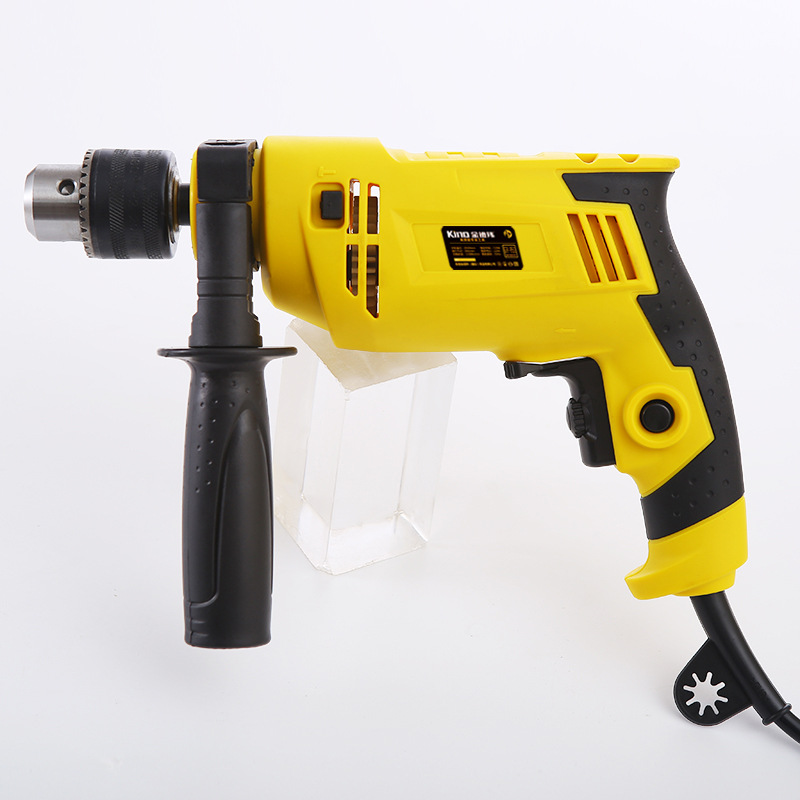 源头厂家大功率手持式打孔电钻电动螺丝刀冲击钻建筑家装五金工具