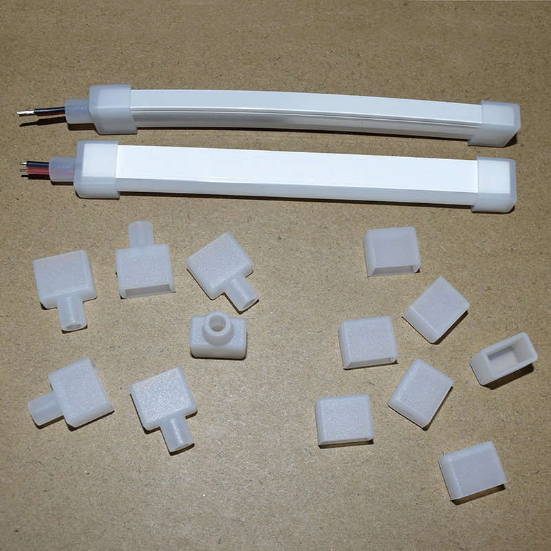 4万pcs硅胶堵头胶塞led软灯条套管配套用防水防尘