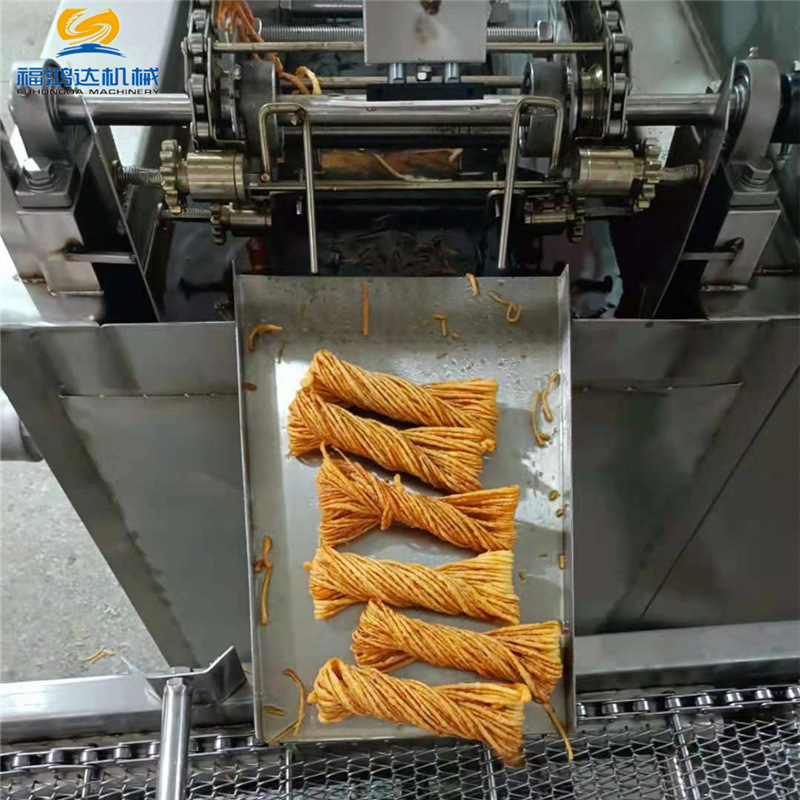 福鸿达 金丝馓子油炸流水线 掌握发面时间 连续式金丝馓子油炸机