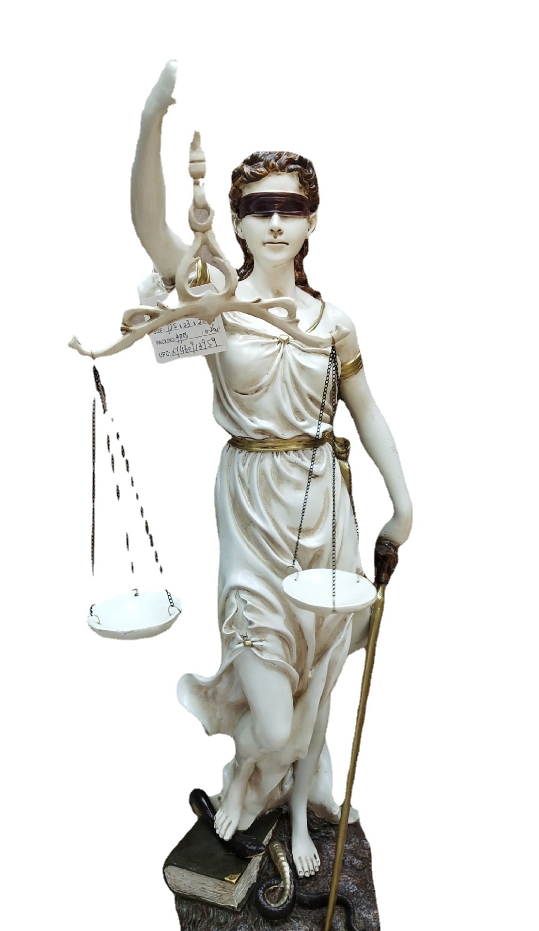 树脂工艺品家具摆件批发零售天平女神摆件仿青铜工艺礼品