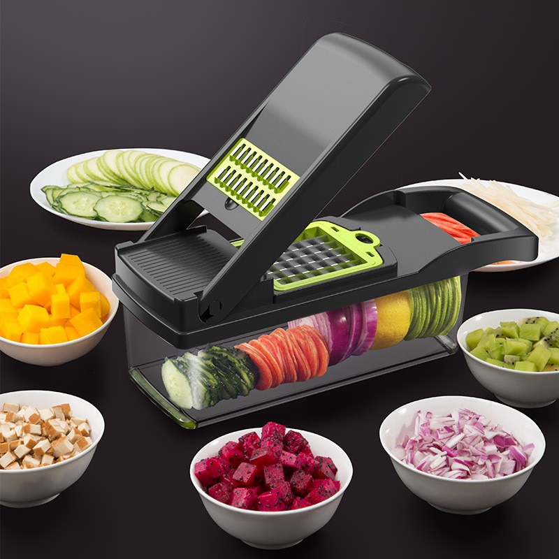 Multi-Function Vegetable Cutter Kitchen Vegetable Machine Potato Shredded Dicer Grater Radish Grater Slicer