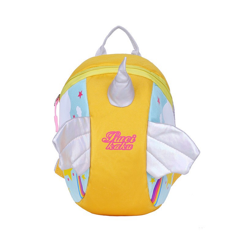 Children's Bags New Baby Anti-Lost Bag 1-3 Years Old Boys and Girls Kindergarten Backpack Cartoon Hand Holding Rope Backpack