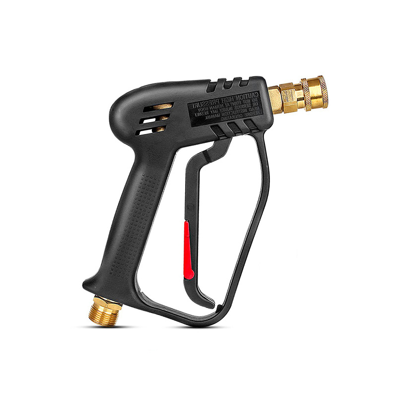 Washing Machine High Pressure Water Gun 4000psi Car Washing Gun M22-14 Pure Copper Short Gun Water Gun Wholesale