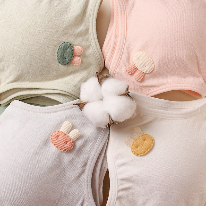 粉元气 女童发育期小学生少女萌芽期宽肩带防凸点背心-报价-阿里巴巴