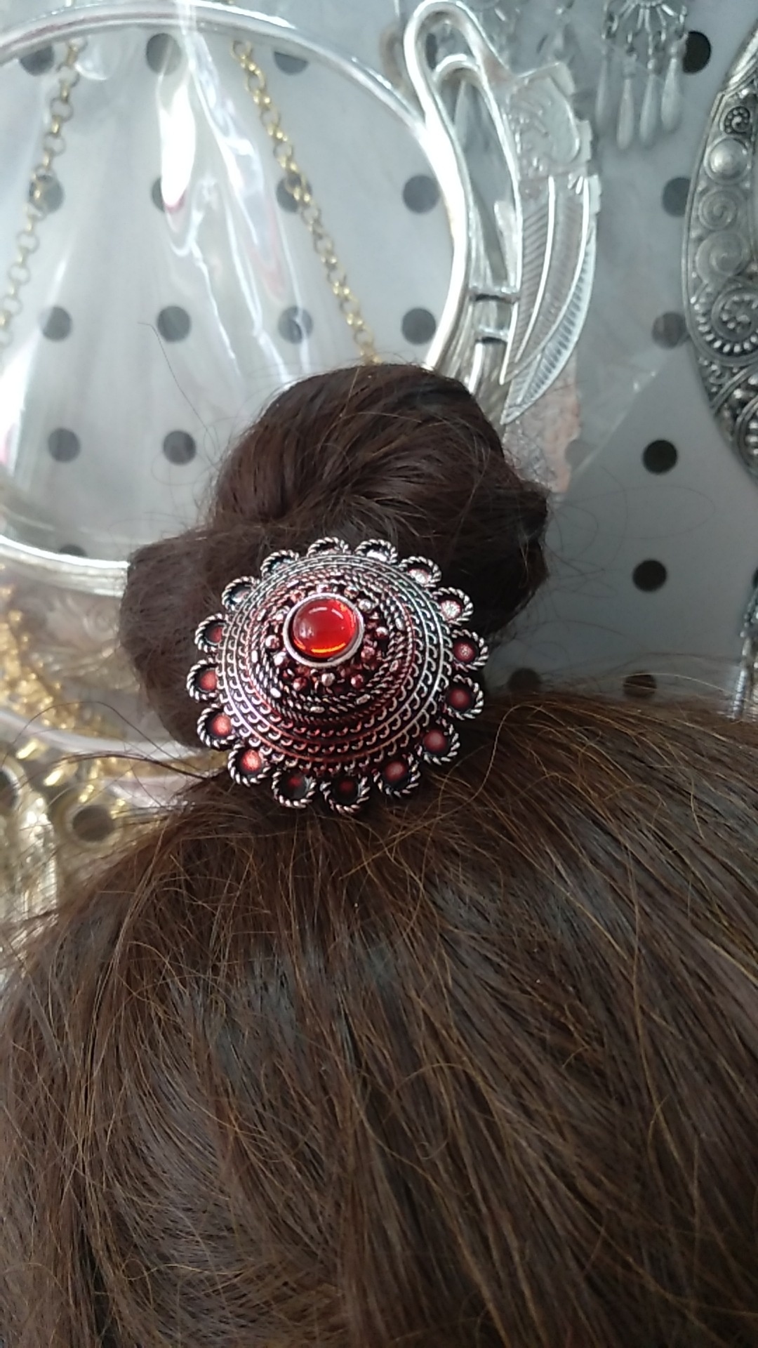 簪子头花傣族假发包傣装配搭饰品云南复古表演节日新款发簪-阿里巴巴