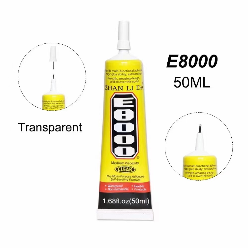 Genuine E8000 Glue Leather Sliding Door Decorative Glue Mobile Phone DIY Jewelry Glue Factory Direct Sales 3ml Small Glue