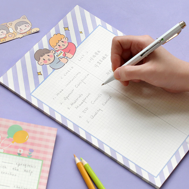 云木杂货奇妙森林b5便签本网格本小清新可爱学生方格本笔记记事本