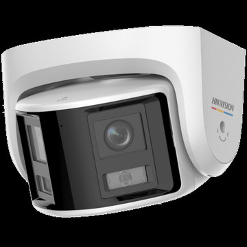 海康威视180°双摄广角摄像机poe监控双目臻全彩摄影头400/600万