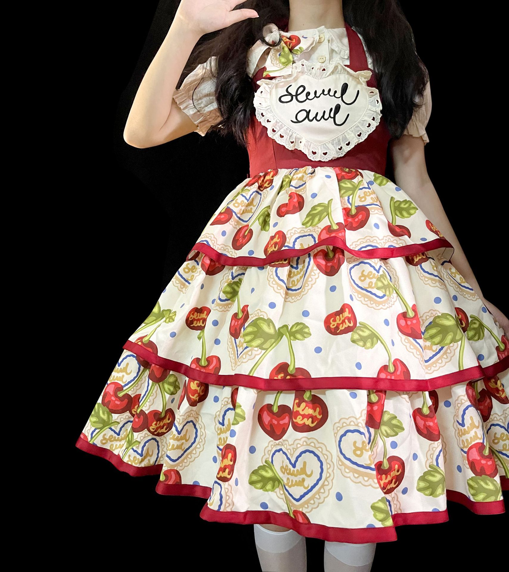 水果可爱连衣裙