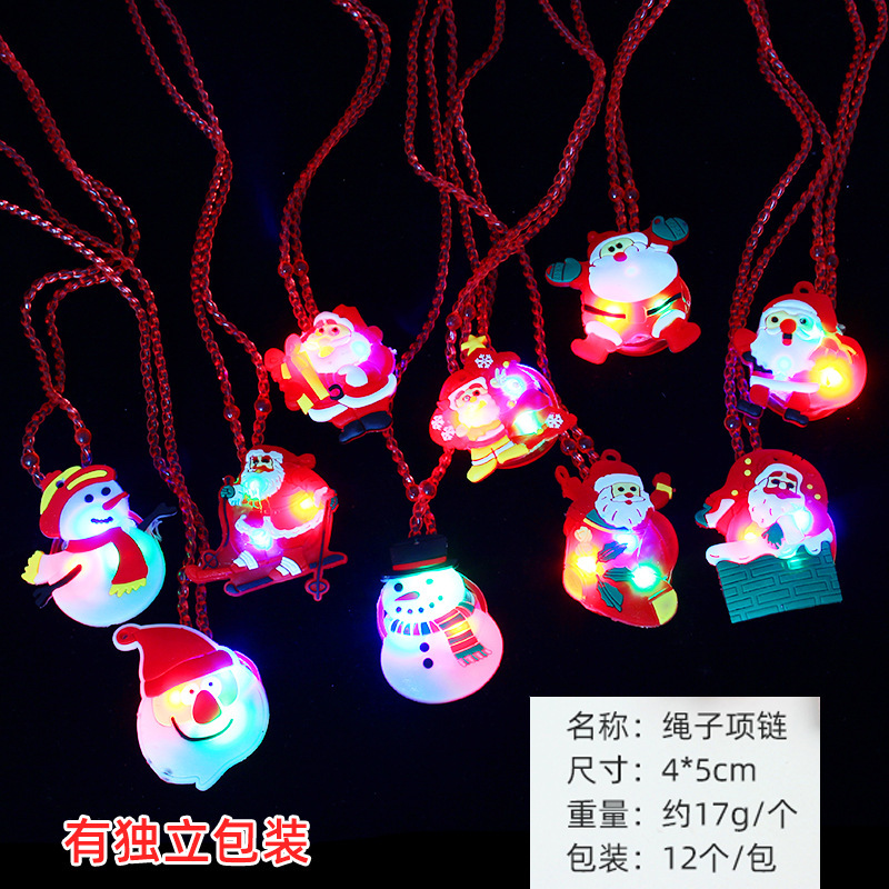 Led Luminous Hand Ring Christmas Ring Small Gifts for Children Flash Finger Lights Halloween Gift Factory Wholesale