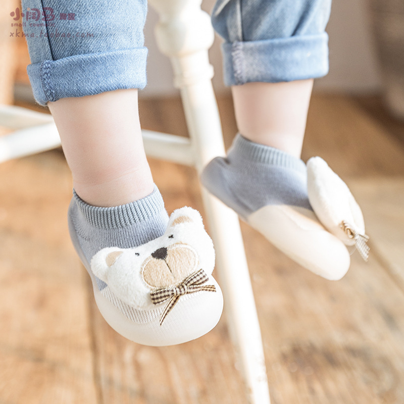 Baby Boy Toddler Shoes Baby Spring and Autumn Non-Slip Soft Bottom Infant Children Indoor Floor Pure Cotton Ankle Sock Baby Girl