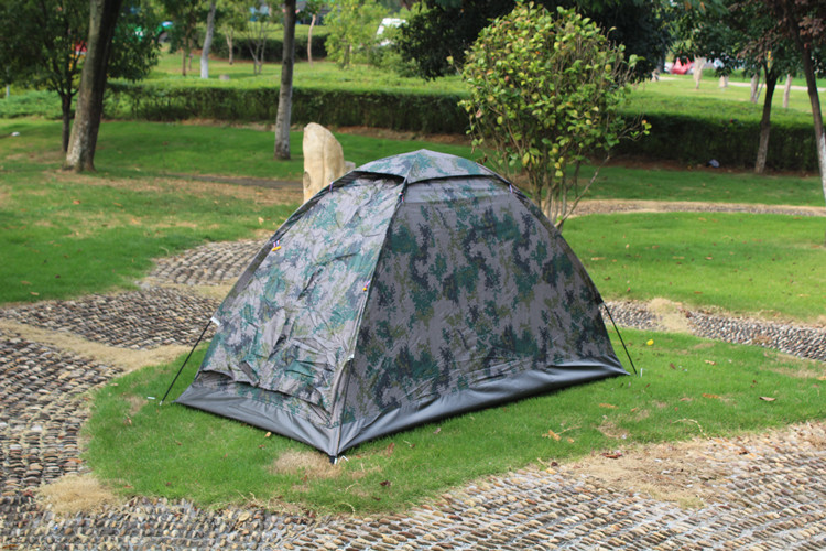 单人单层单门帐篷 户外单兵数码迷彩帐篷 超轻便携帐篷 厂家直销